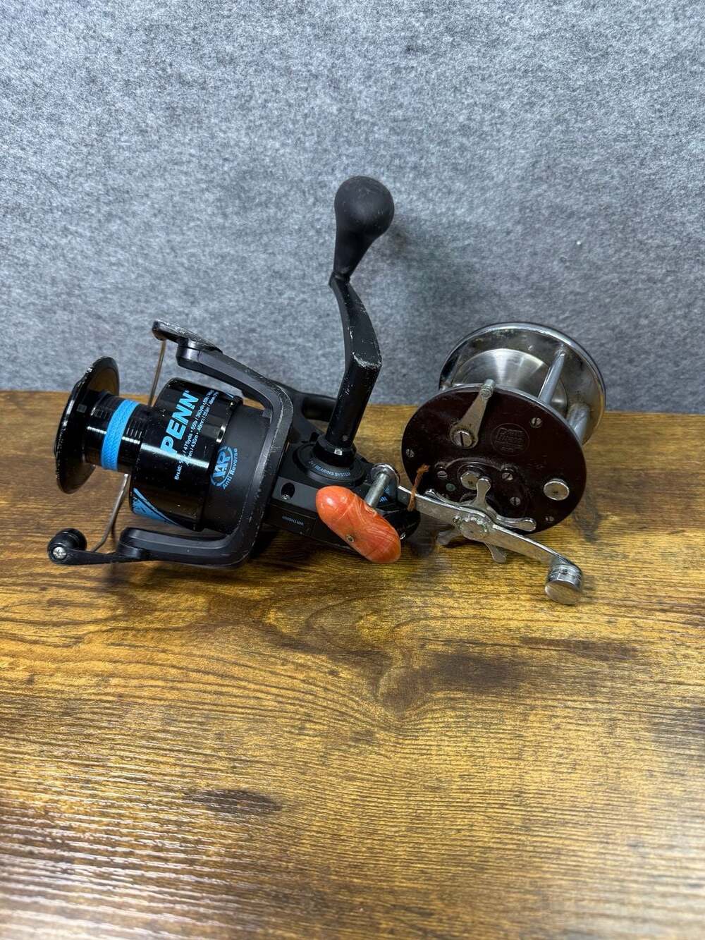 Penn Wrath 8000 Spinning Fishing Reel and Penn Peer No. 309 Conventional Reel